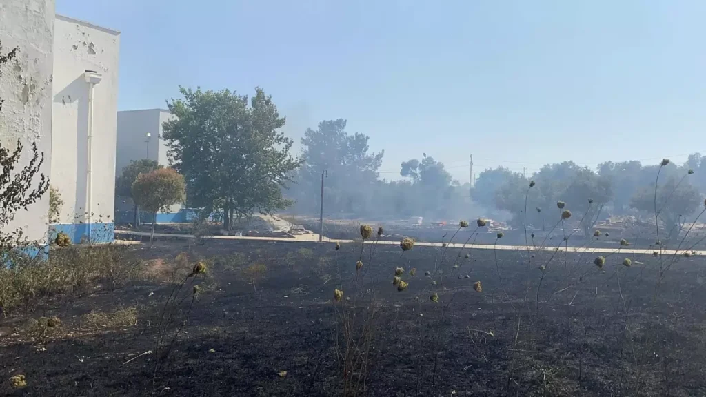 Didim’de Makilik Yangını Sosyal Tesise Sıçradı