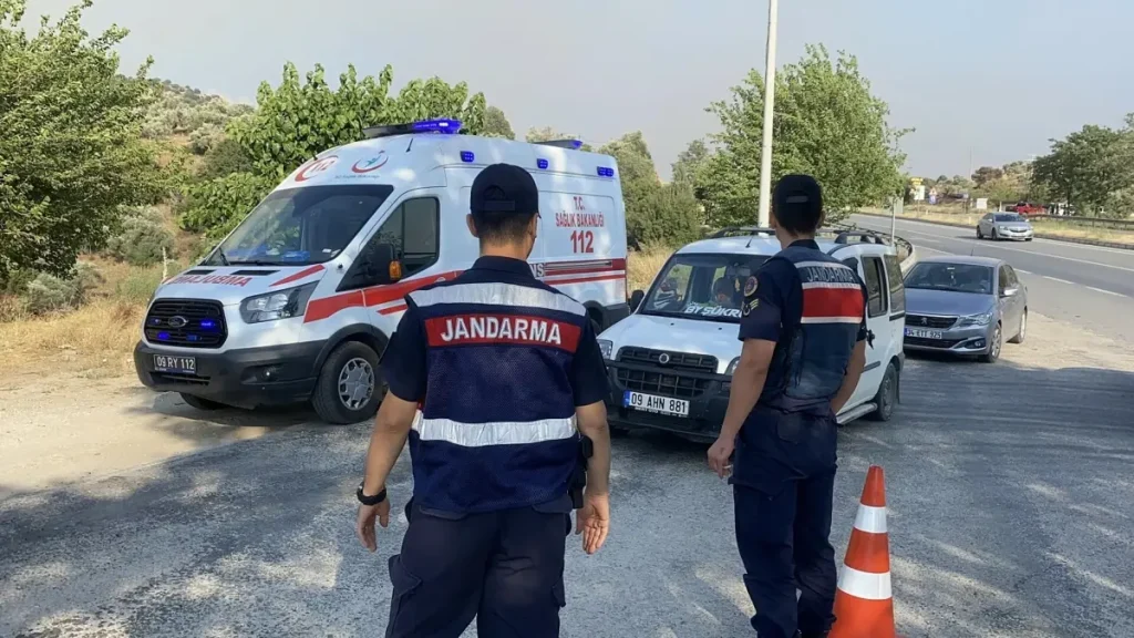 **Aydın’da Orman Yangını Hızla Yayılıyor**