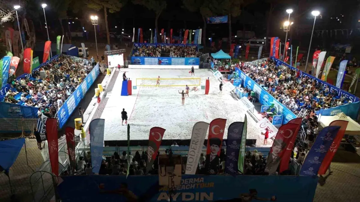Aydın’da Plaj Voleybolu Fırtınası