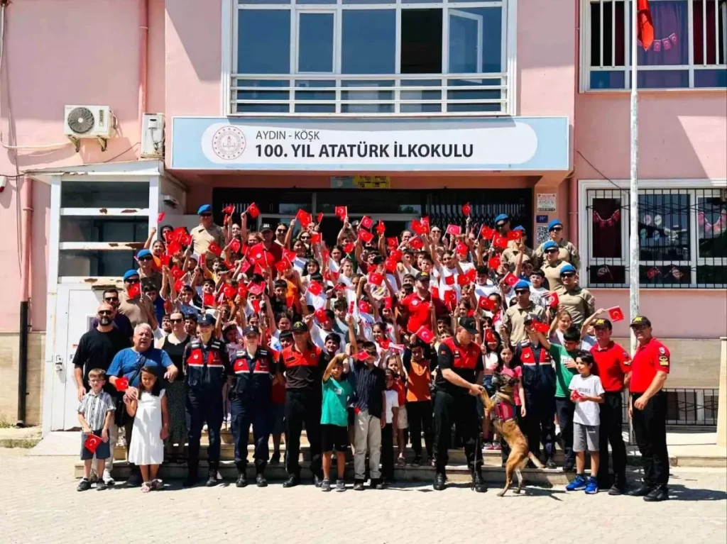 Jandarma Ekiplerinden Köşk İlçesi’nde Eğlenceli Eğitim