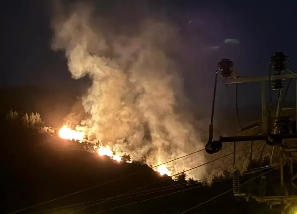 Nazilli’de Orman Yangını Kontrol Altına Alınmaya Çalışılıyor