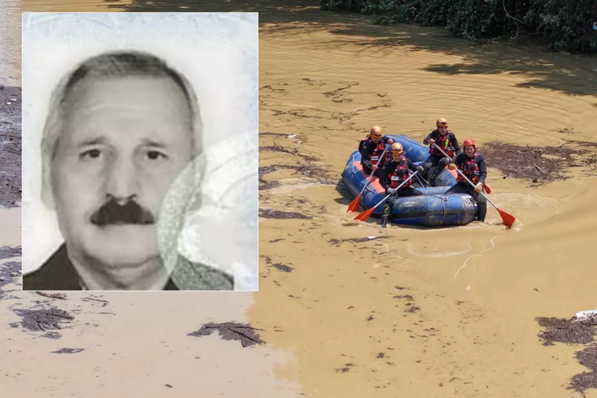 Trabzon’da Sel Sularına Kapılan Yaşlı Adamın Cesedi Bulundu