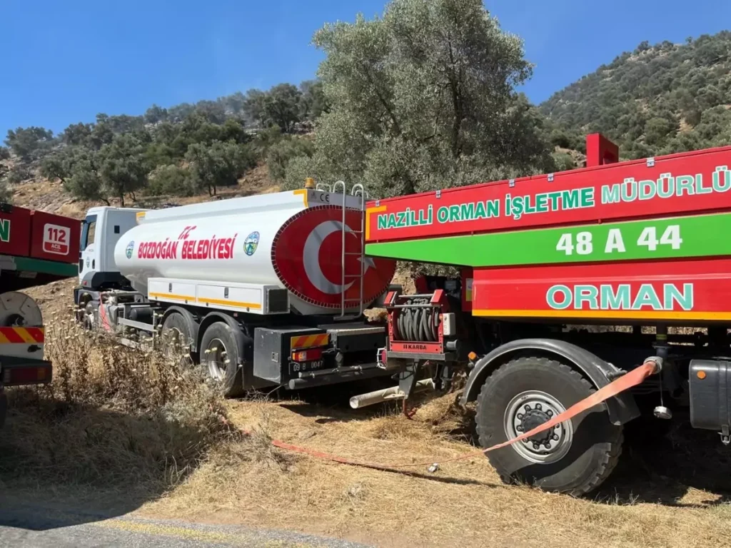 Aydın’da Makilik Yangını Kontrol Altına Alındı