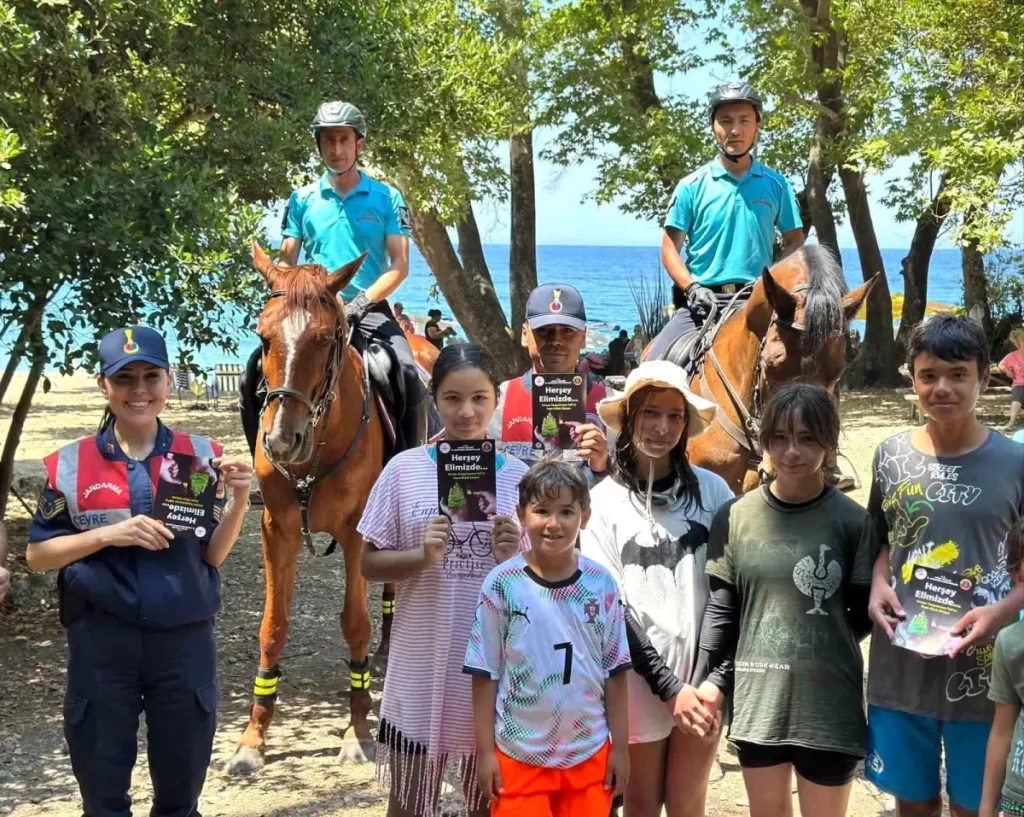 Milli Park’ta Vatandaşlar Yangınlara Karşı Bilgilendiriliyor