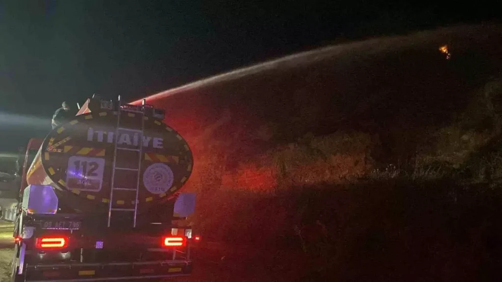 Zeytinlik Yangını Ekipler Hızlı Müdahale İle Kontrol Altına Aldı