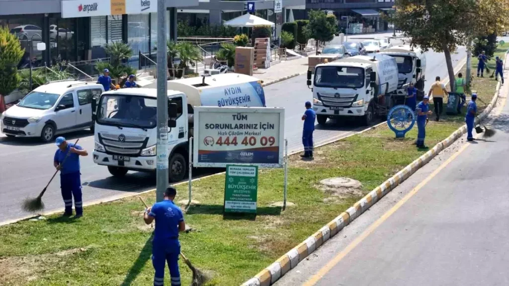 Aydın Büyükşehir Belediyesi Kuşadası’nda Çalışmalara Hız Verdi