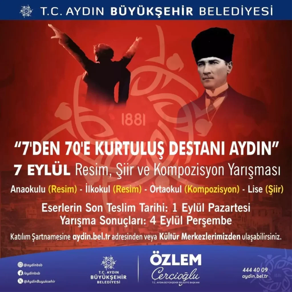 Başkan Cercioglu’ndan 7 Eylül Temalı Ödüllü Açıklama