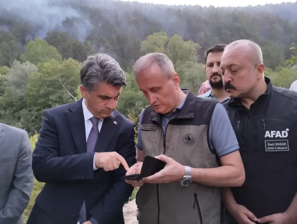Bolu’da Orman Yangını Kısmen Kontrol Altına Alındı