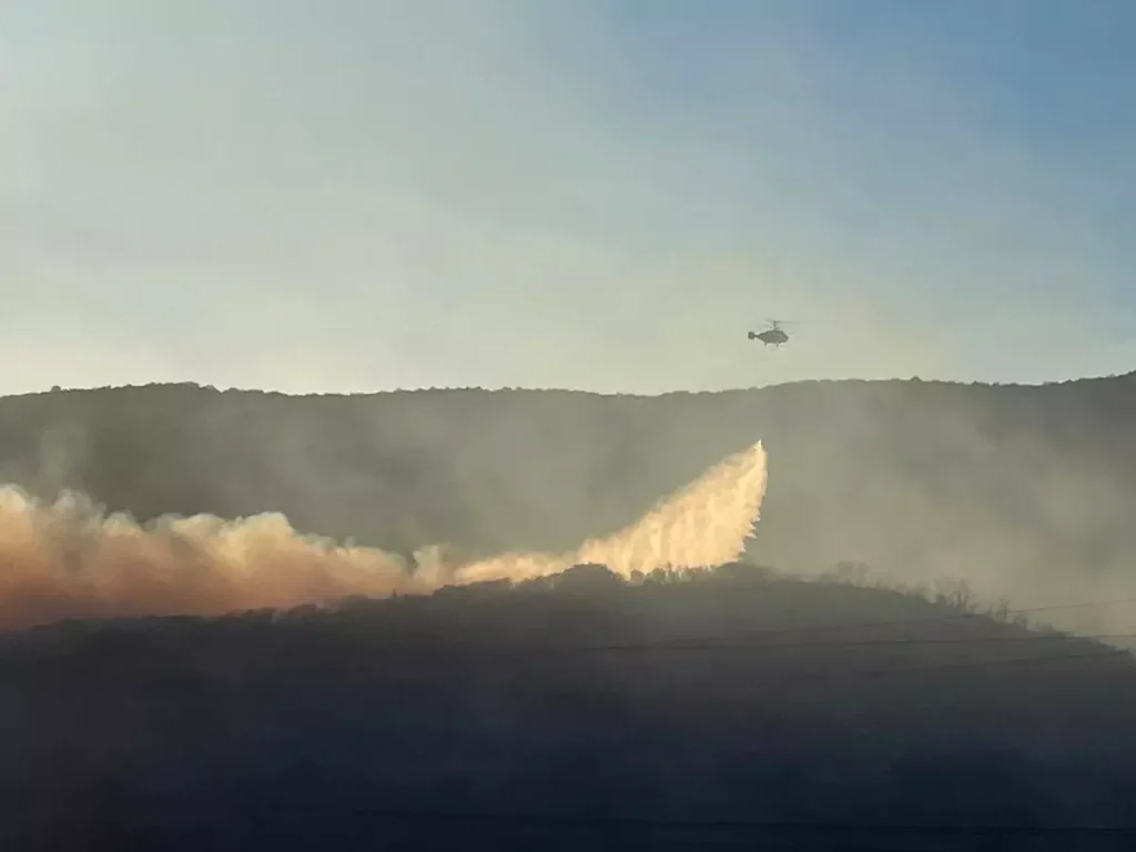 Bursa’da Ormanda Yangın Kontrol Altına Alınıyor