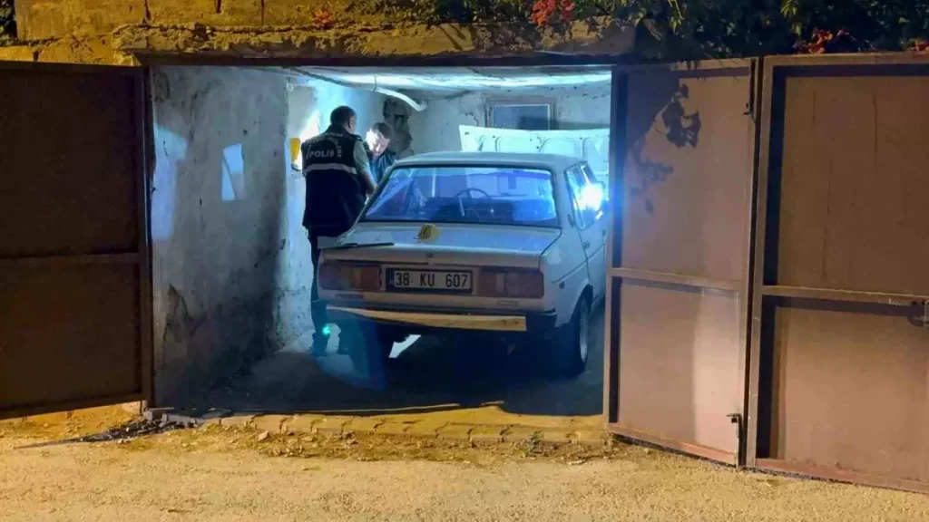 **Talas’ta Çalınan Araç Kapalı Otoparkta Bulundu**