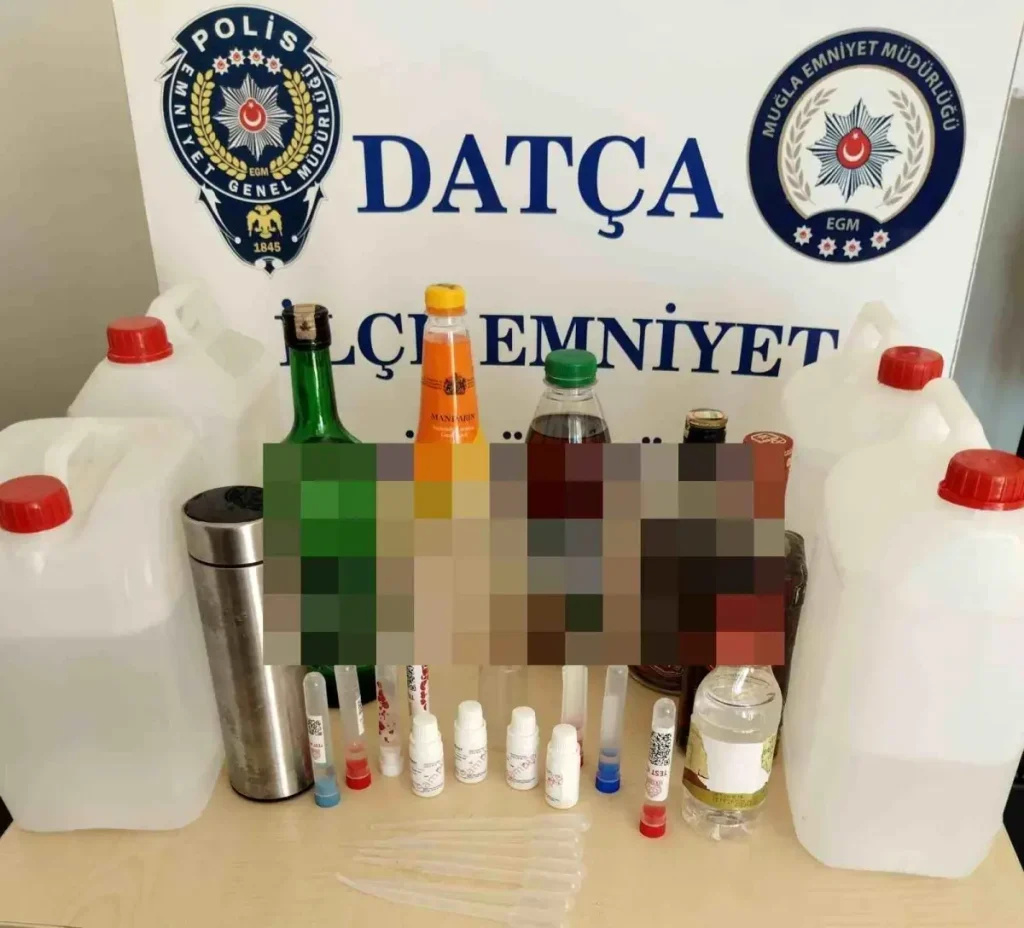**Datça’da Kaçak Alkol Operasyonu**