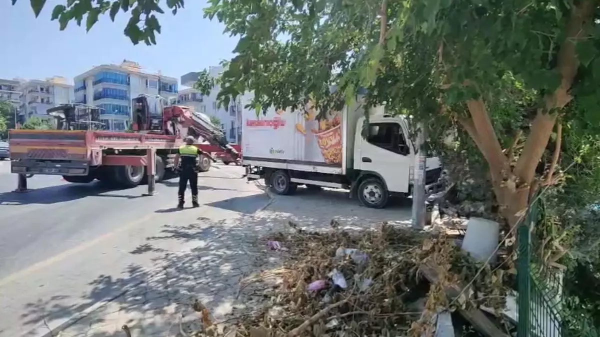 Kamyonetin Kontrolsüz Hareketi Panik Yarattı