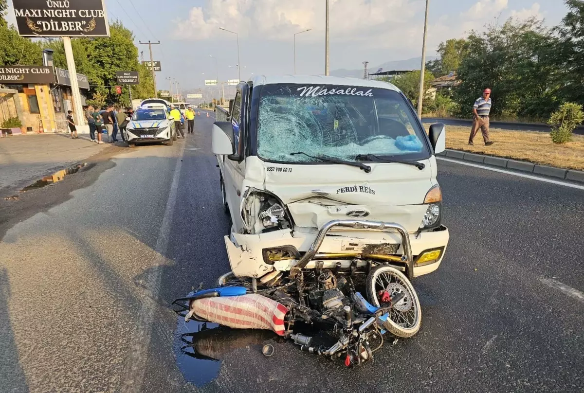 Trafik Kazasında Motosiklet Sürücüsü Hayatını Kaybetti