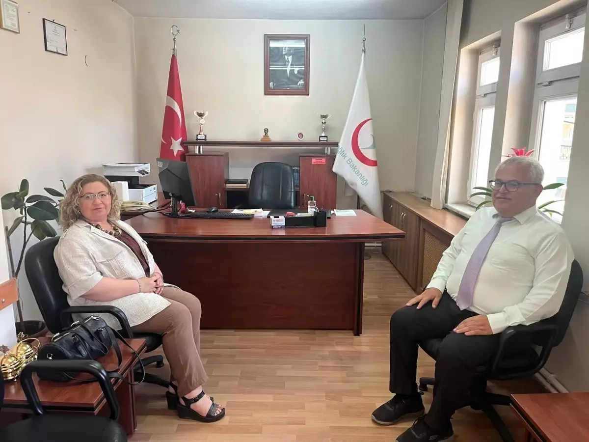 Sağlık Çalışanları Kaymakam Doğru İle Bir Araya Geldi