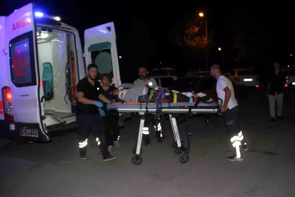 **Konya’da Otomobil Çarpışması: 4 Yaralı**