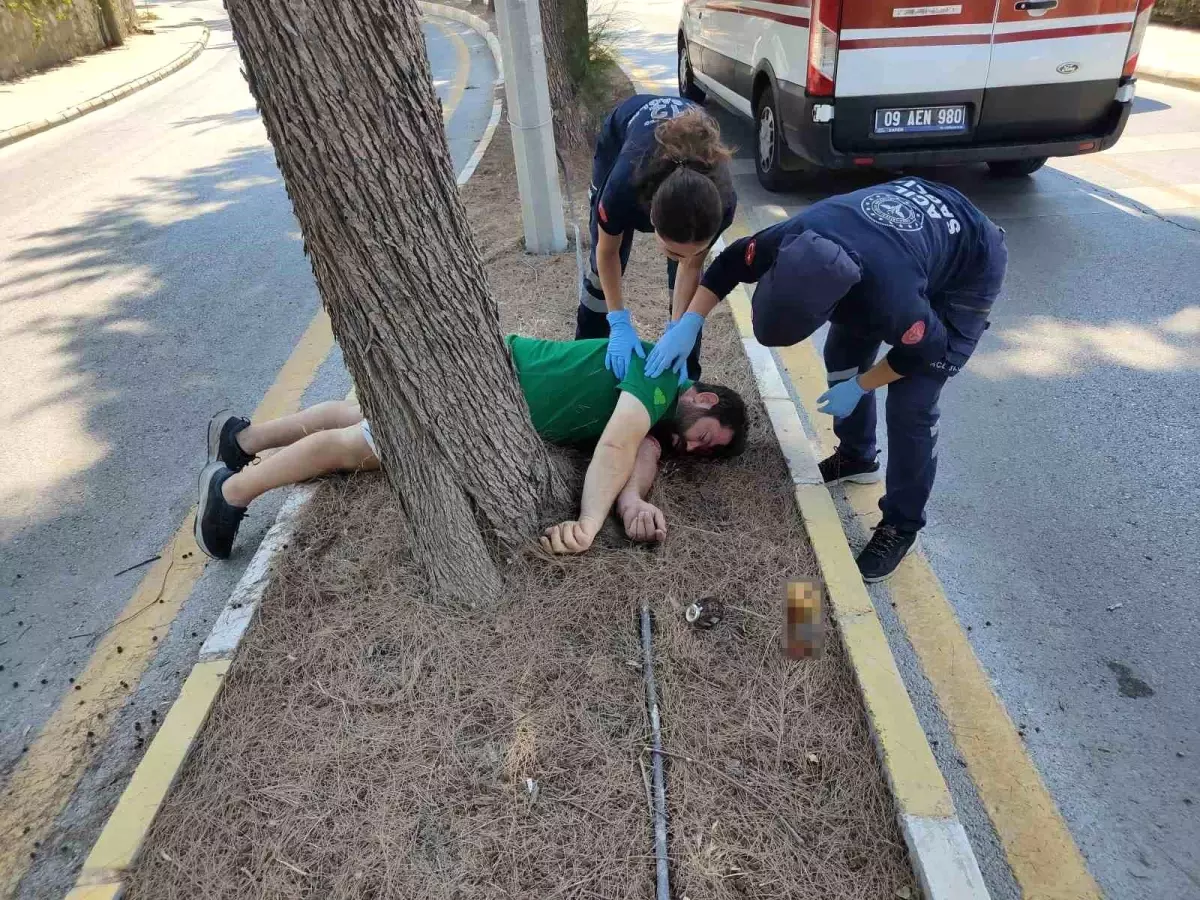 Motosiklet Kazasında Genç Sürücü Hayati Tehlike Altında