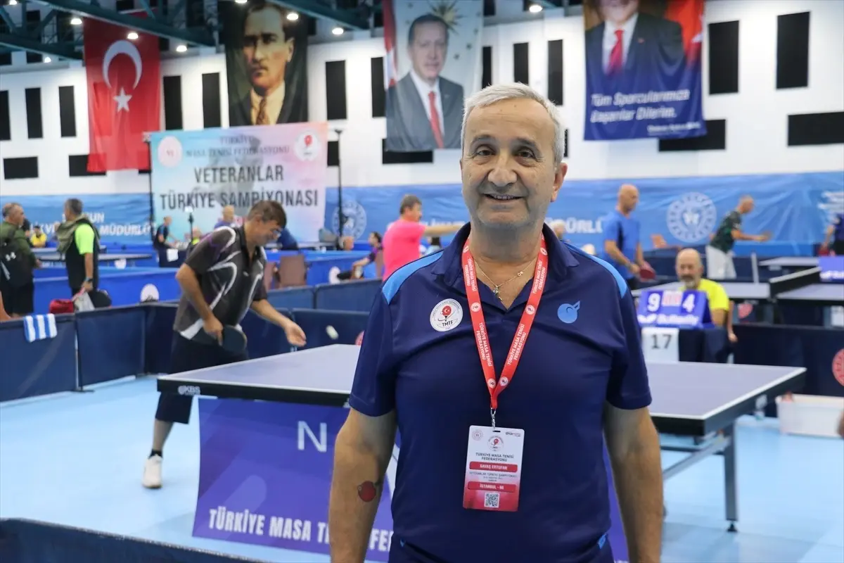 **Masa Tenisi Veteranlar Şampiyonası Samsun’da Başladı**
