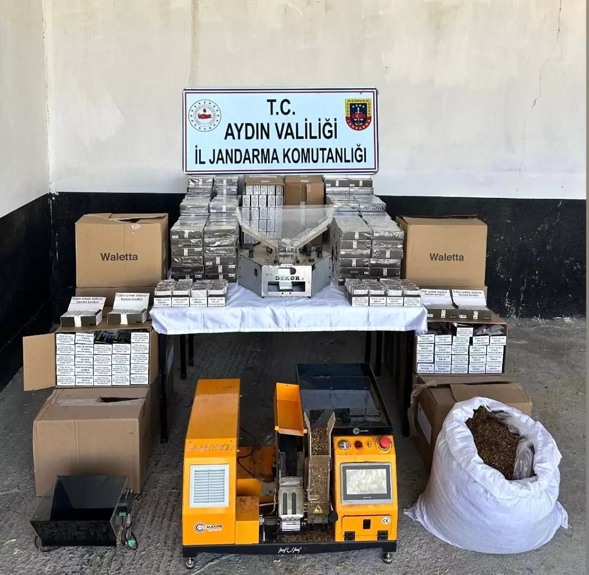 Söke’de Kaçak Tütün Operasyonu: Binlerce Makaron Ele Geçirildi