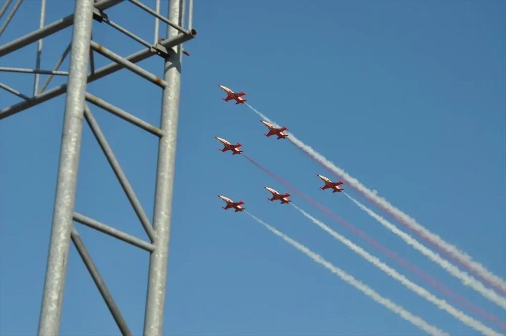 **Türk Yıldızları Akşehir Semalarında Unutulmaz Gösteri**