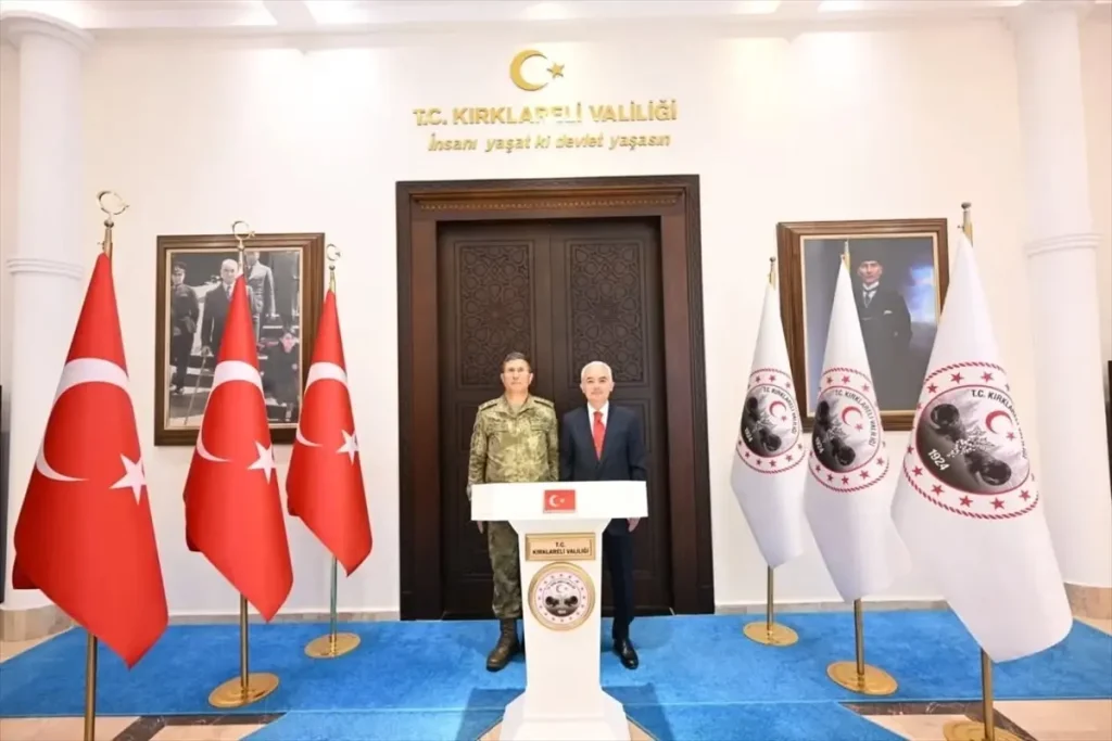 Yeni Ordu Komutanı Ersay, Vali Turan’ı Ziyaret Etti