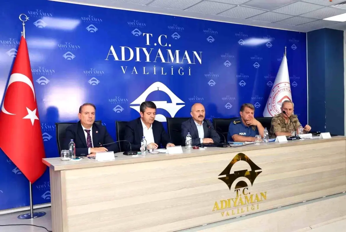 Adıyaman’da Okul Güvenliği Toplantısı Gerçekleştirildi