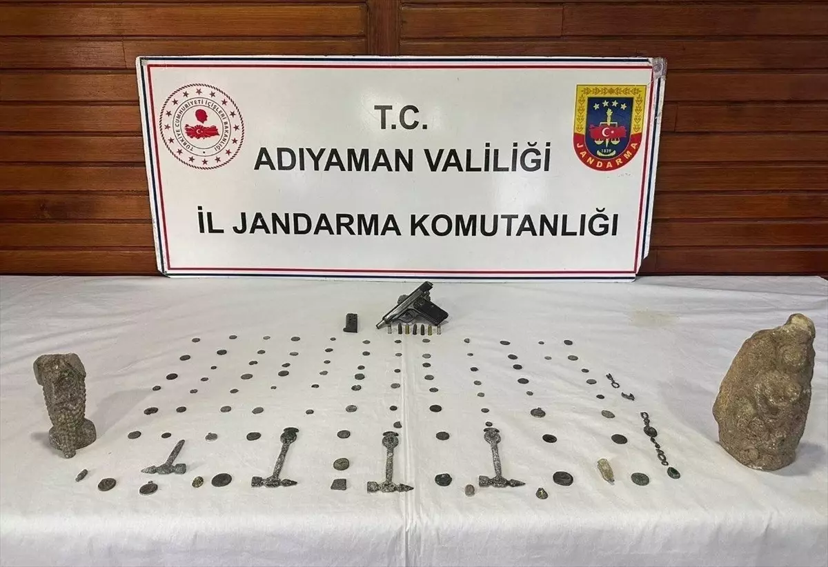 Adıyaman’da Büyük Tarihi Eser Kaçakçılığı Operasyonu