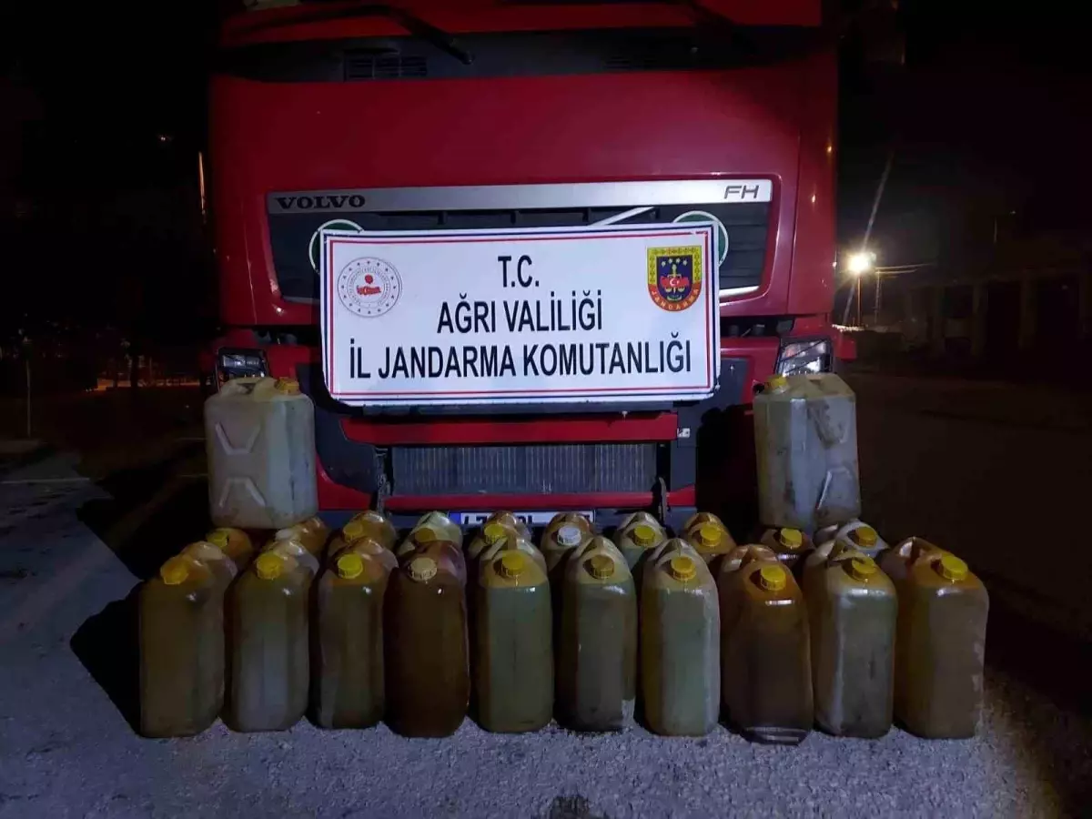 Ağrı’da Kaçak Akaryakıt ve Sigara Operasyonu