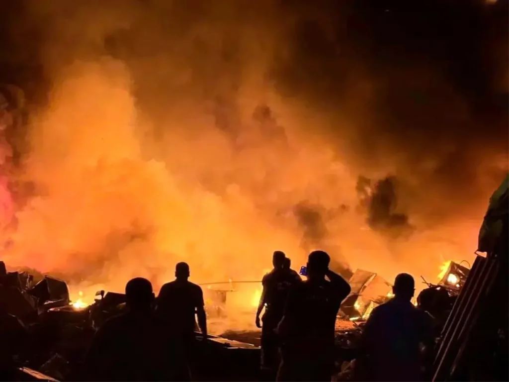 Hurdalık Alanda Çıkan Yangın Söndürüldü