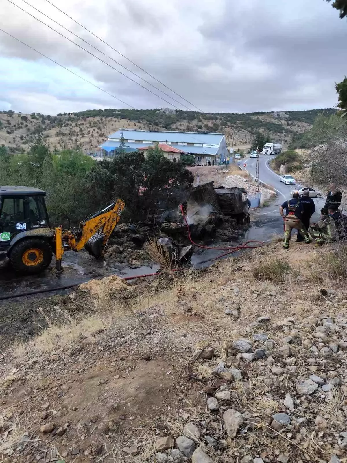 Ankara’da Tırda Ardışıl Yangınlar