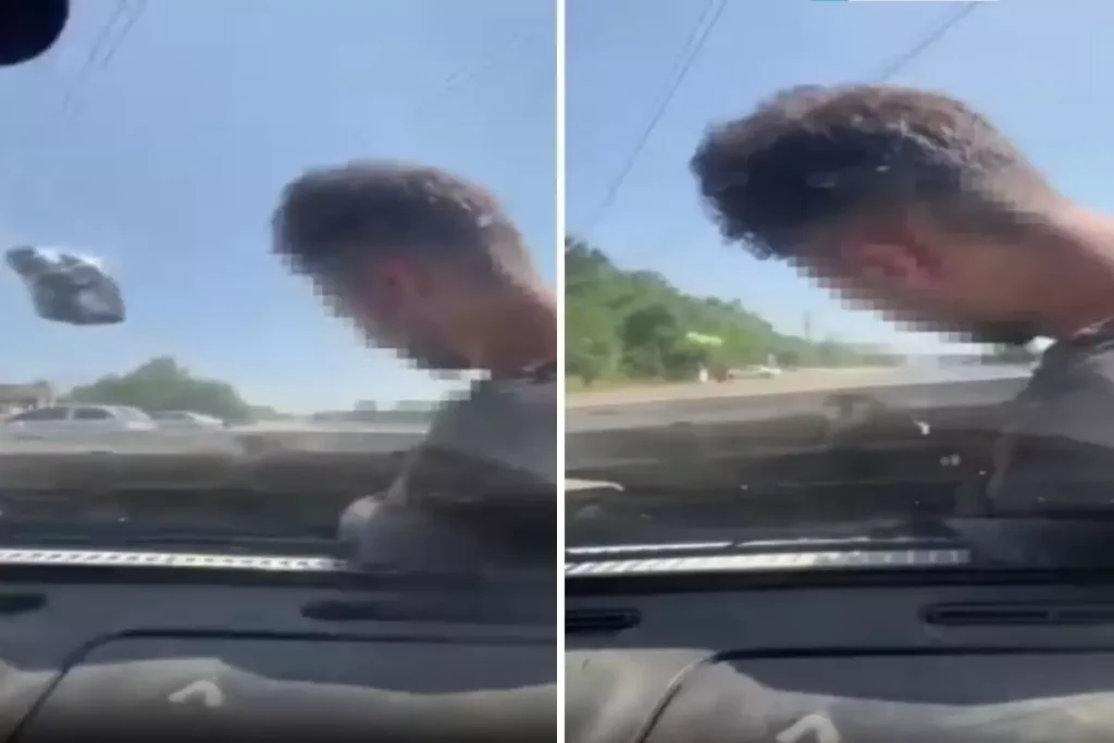 Düzce’de Trafiği Tehlike Düşüren Akılalmaz Manevra