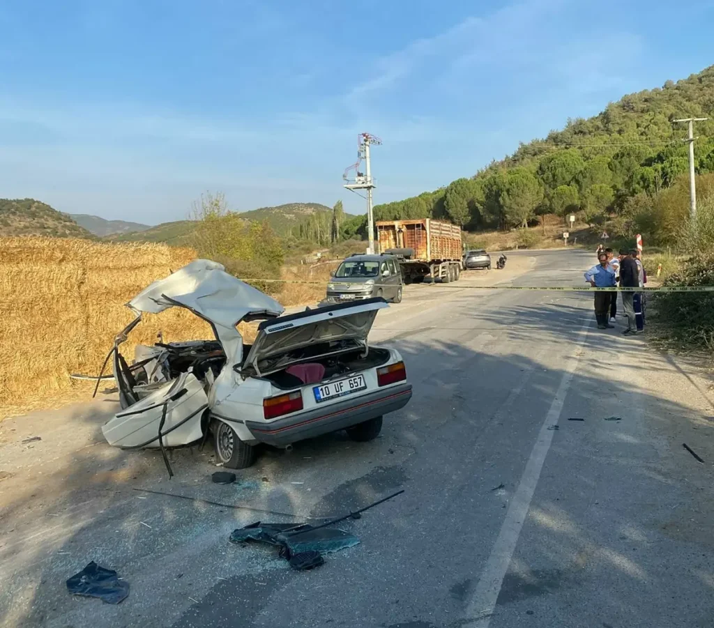 Balıkesir’de Trajik Kaza: Sürücü Hayatını Kaybetti