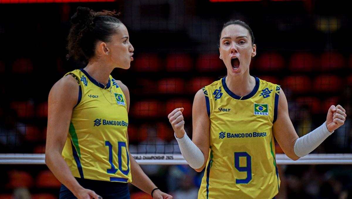Brezilya, Kadınlar Dünya Voleybol Şampiyonası’nda yarı finale yükseldi!