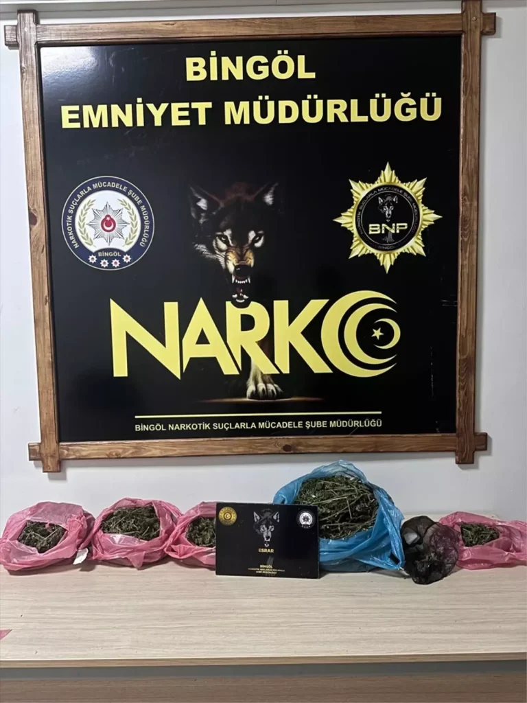 Bingöl’de Uyuşturucu Operasyonu: 3 Şüpheli Tutuklandı