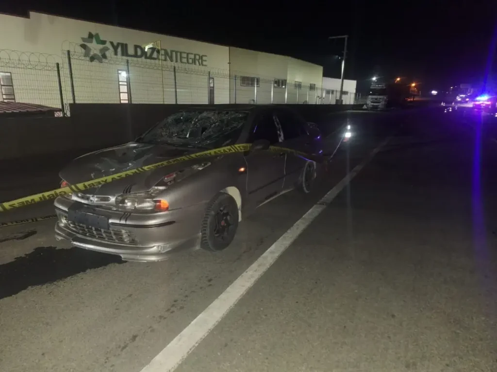 TIR Sürücüsü Brandayı Katlarken Otomobilin Çarpması Sonucu Öldü