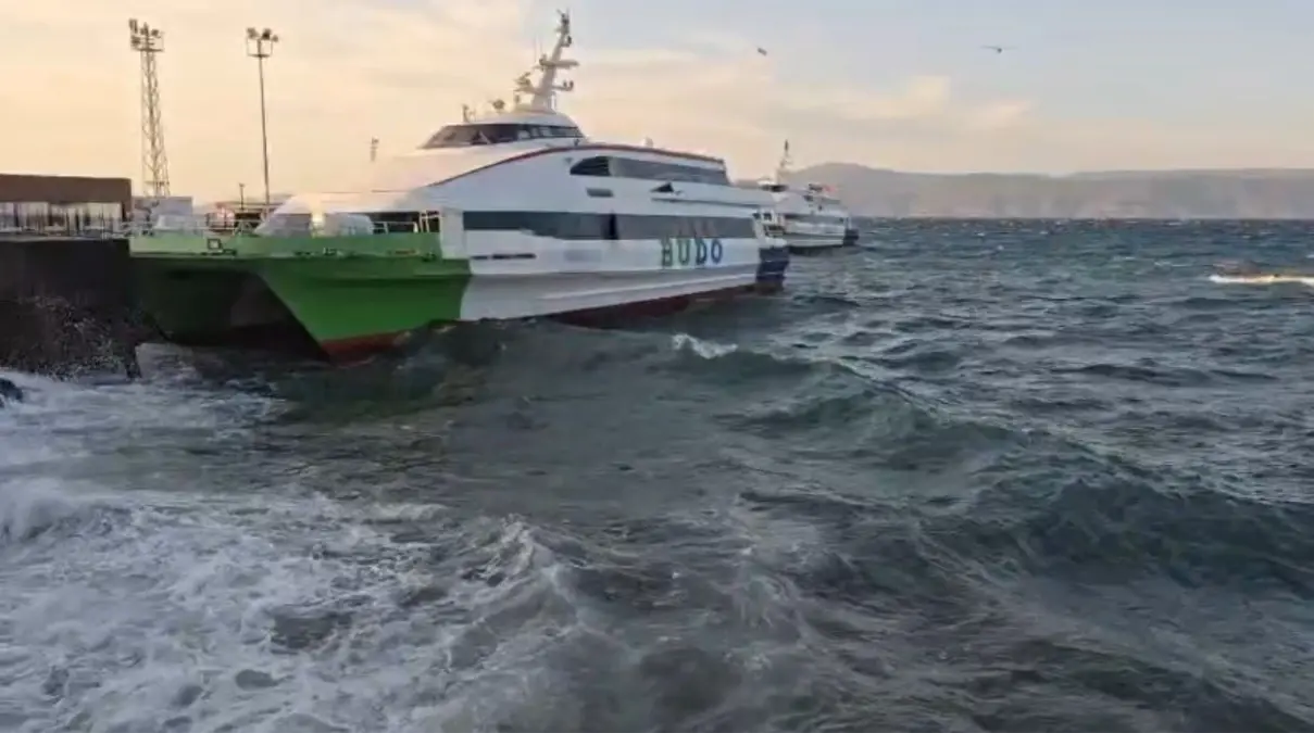 BUDO Seferleri İptal Edildi: Şiddetli Rüzgar Etkili