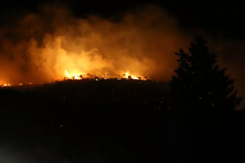 Bursa’da Orman Yangını Kısmen Kontrol Altına Alındı