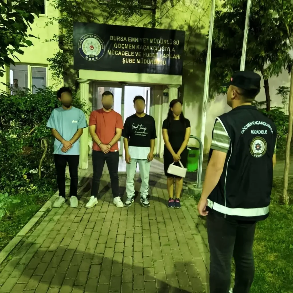 Bursa’da Göçmen Kaçakçılığı Operasyonu