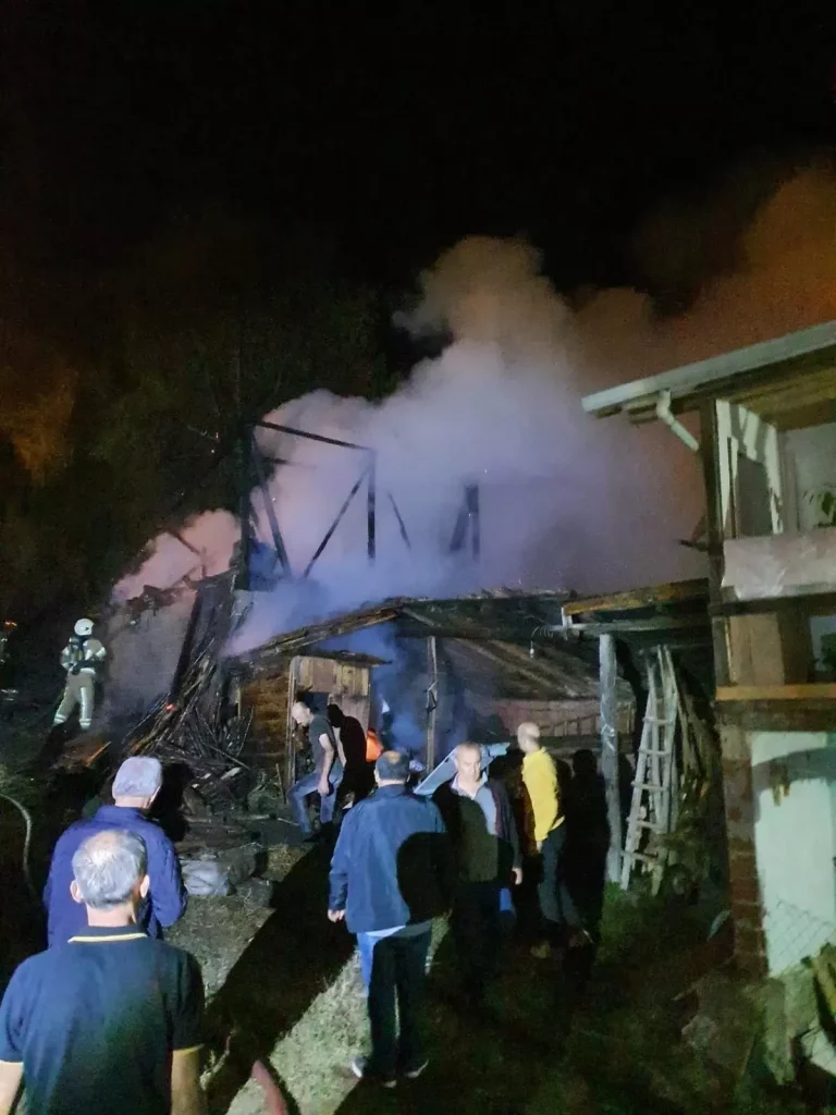 Bursa İnegöl’de Samanlık Yangını