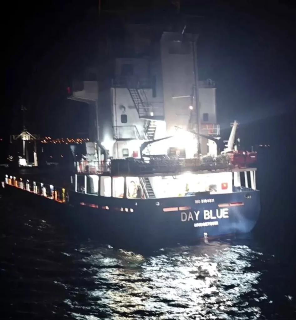 Çanakkale Boğazı’nda Kargo Gemisi Makine Arızası