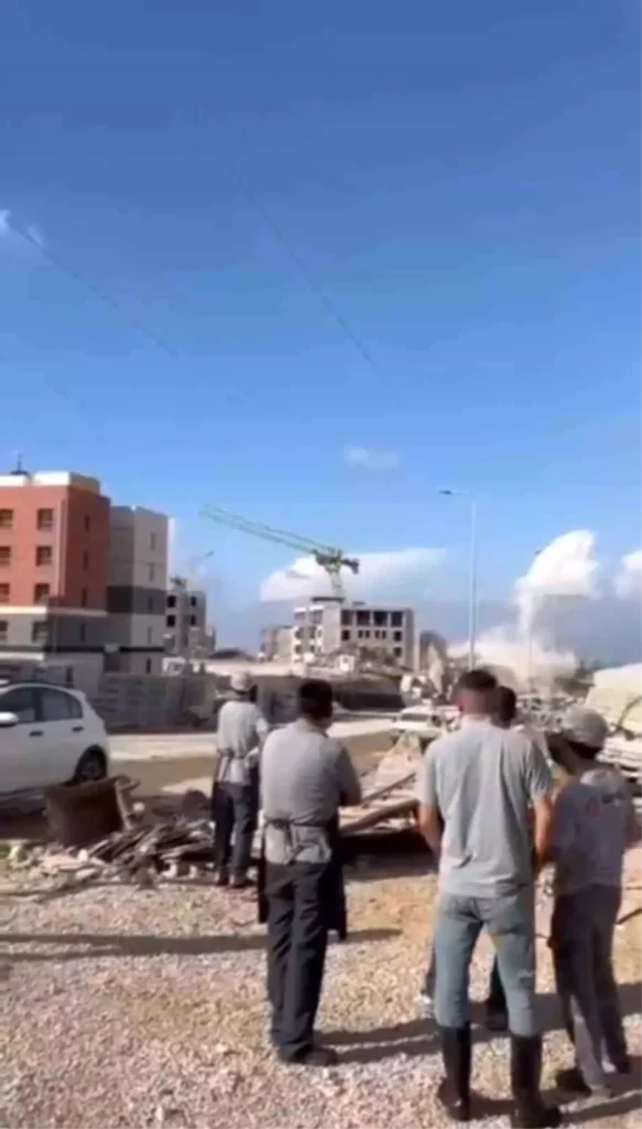 Hatay’da Dinamit Patlatması Kule Vinci Yıktı