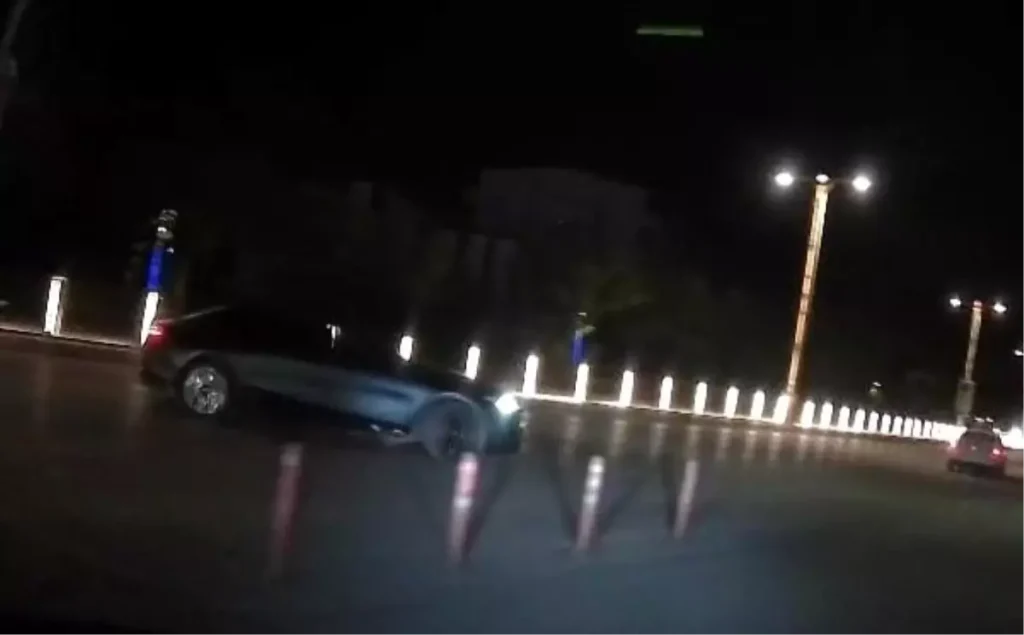 Driftli Giriz: Trafiği Tehlikeye Atıldı