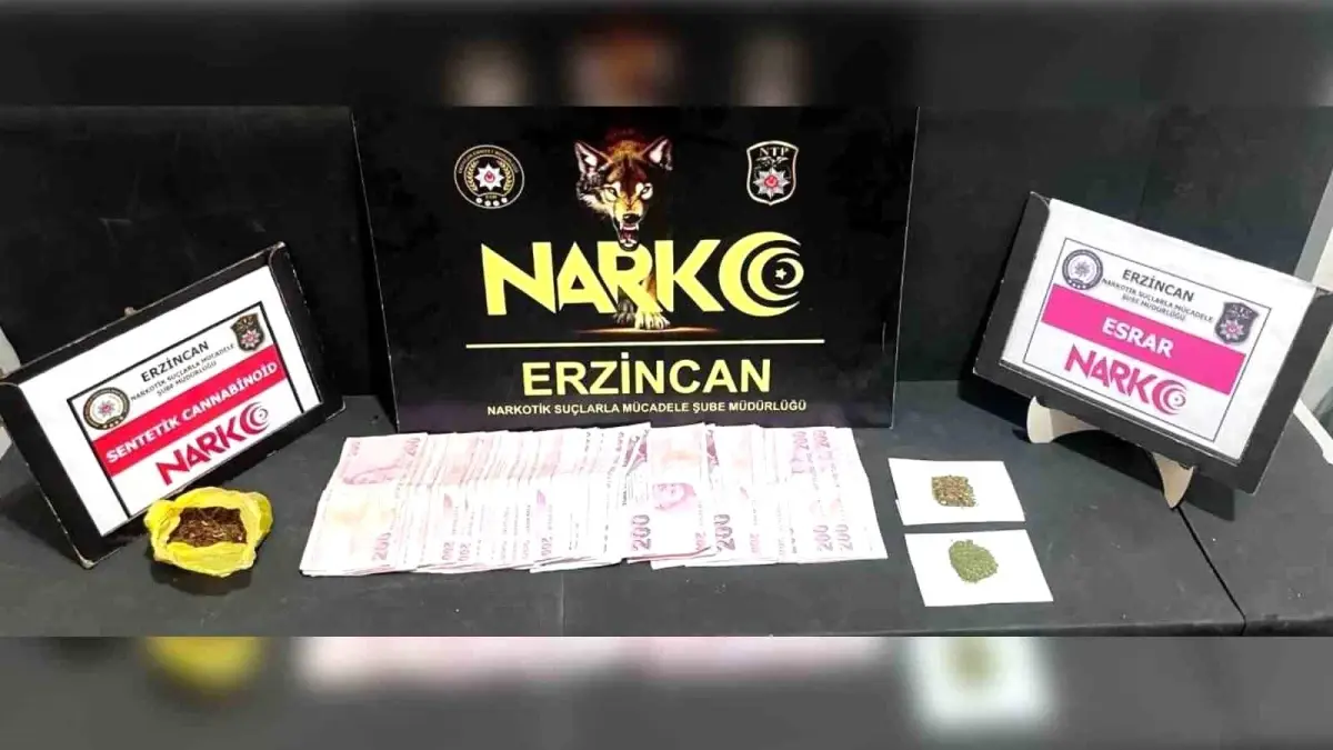 Erzincan’da Uyuşturucu Operasyonu: 1 Tutuklama