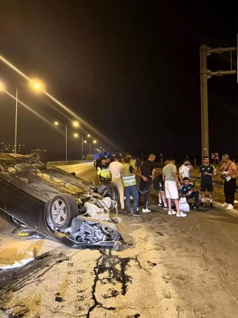 “Sporcuların İnsanlık Örneği: Mersin’de Kazaya Müdahale”