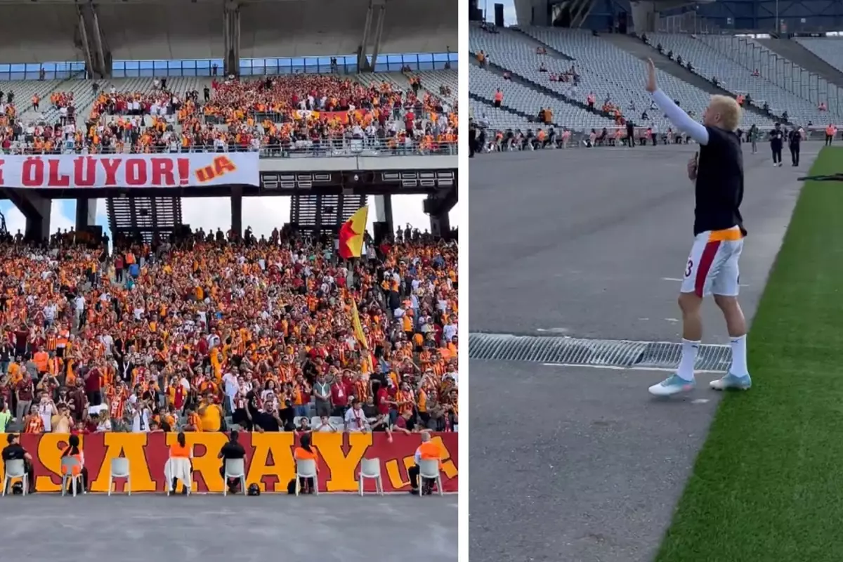 Galatasaray Taraftarı Barış Alper’e Destek Verdi