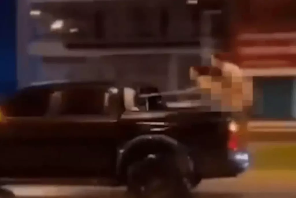 Tayland’da Skandal: Kamyonet Arkadaşında Çıplak İlişki