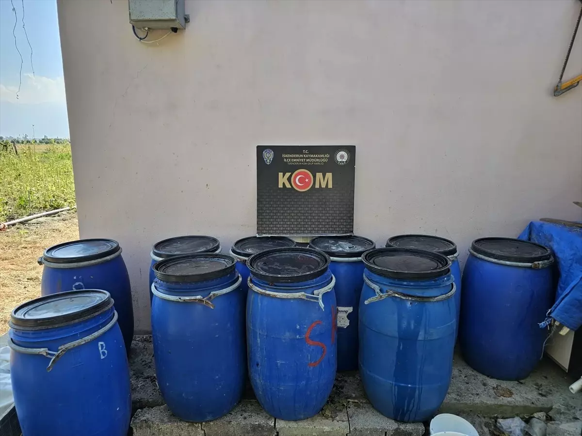 Hatay’da Büyük Sahte İçki Operasyonu