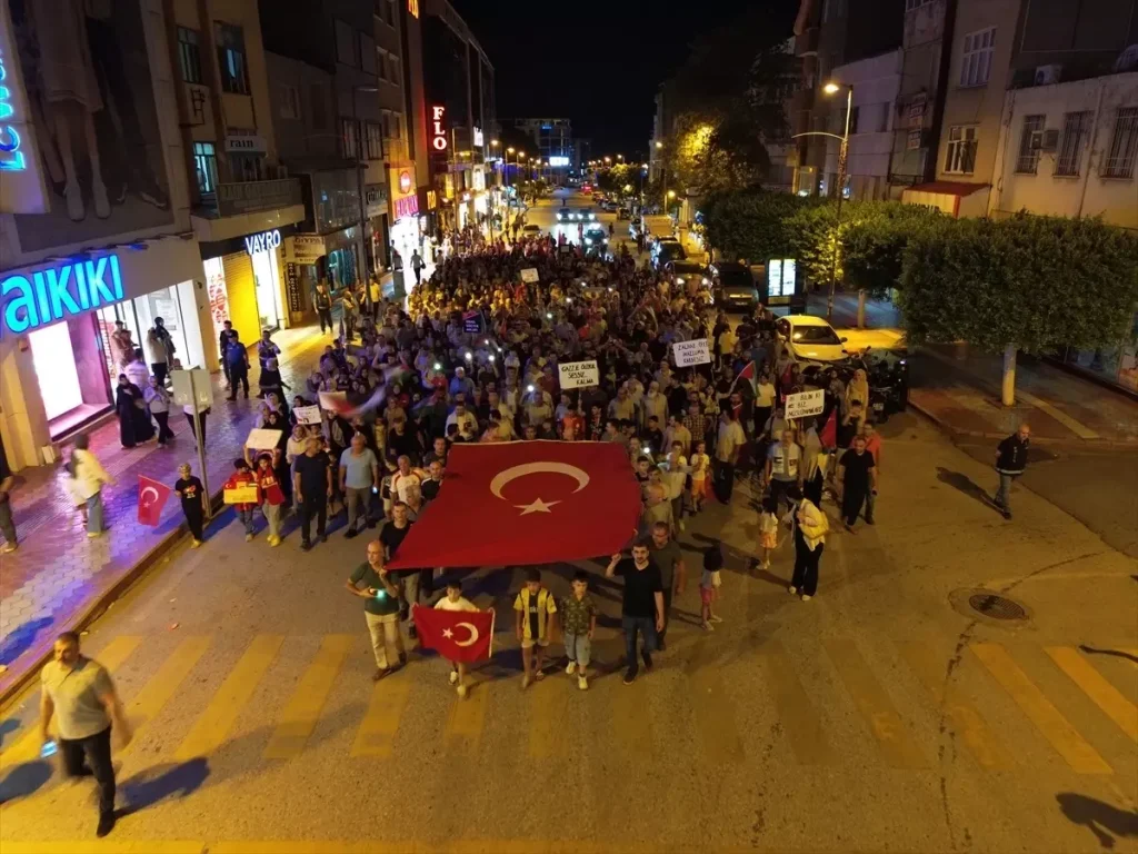 “Filistin’e Destek İçin Hatay’da Yürüyüş”