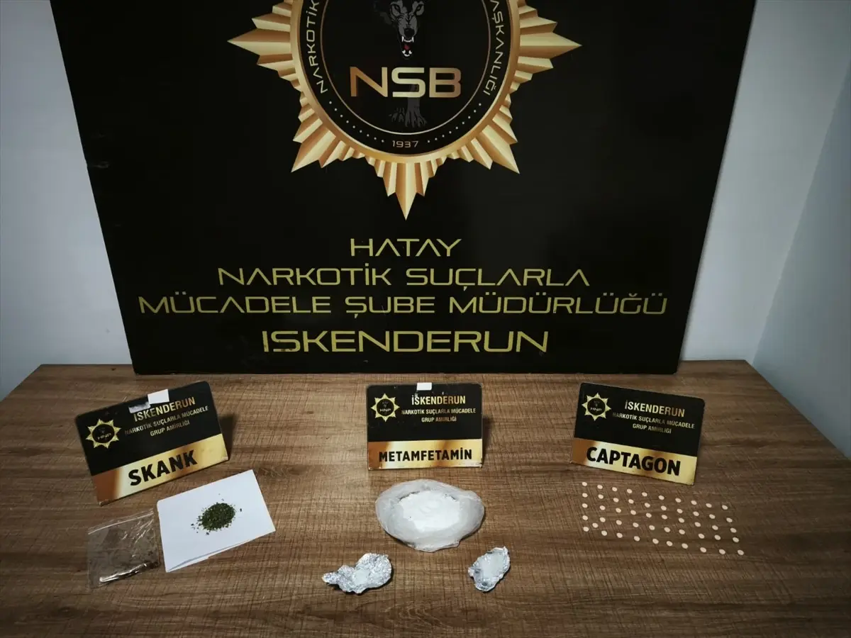 Hatay’da Uyuşturucu Operasyonu: 5 Tutuklama