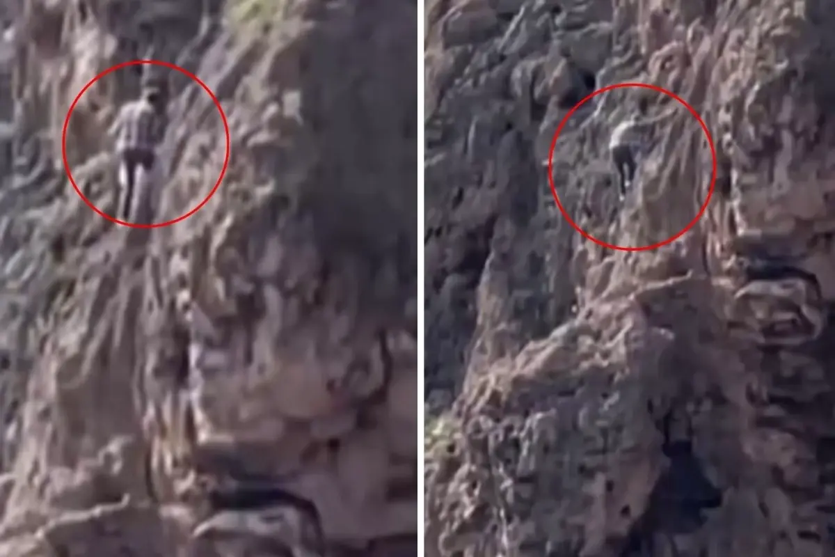 Falezlerdeki Kişi Panik Yarattı: Gerçekler Öğrenilince Şaşkınlık Verdi