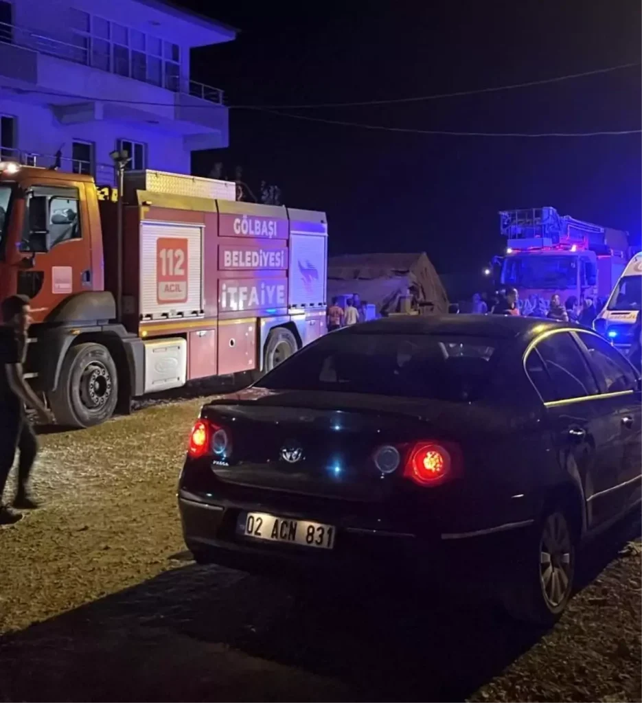 Adıyaman’da İkamette Çıkan Yangın Korku Yarattı